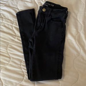 AE black hirise jegging